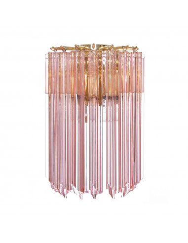 Valzer - Quadriedri Wall Lamp - Pink