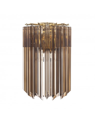 Valzer - Quadriedri Wall Lamp - Smoked