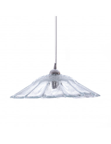 Atlantia - Modern suspension in Murano glass - Crystal