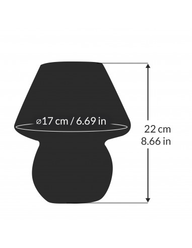 Epigeo - Lampe champignon vintage en... Epigeo - Lampe champignon vintage en...