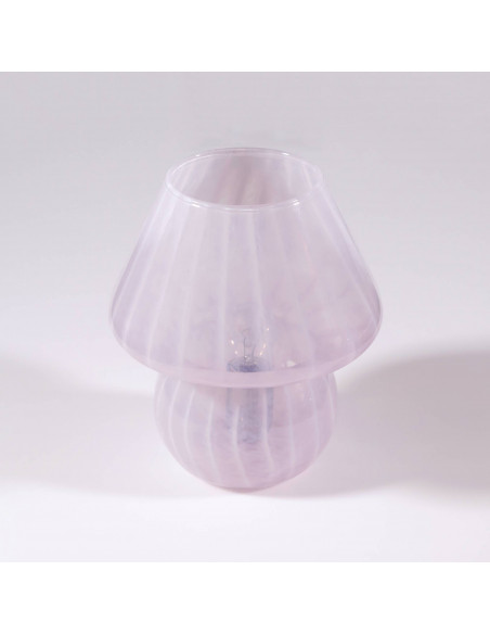 Pink Crystal - Mushroom lamp Murano Vintage Pink Crystal - Mushroom lamp Murano Vintage