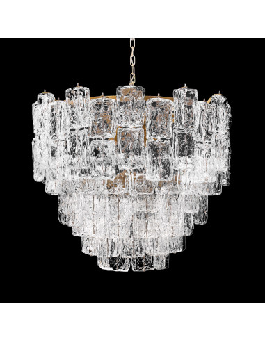 Murano chandelier model Raphael - Black Background