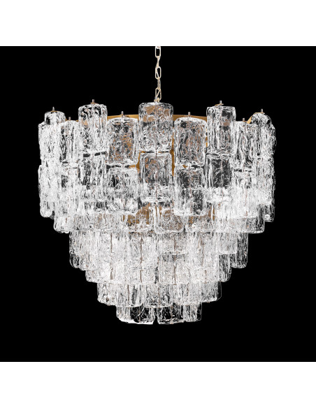 Murano chandelier model Raphael - Black Background