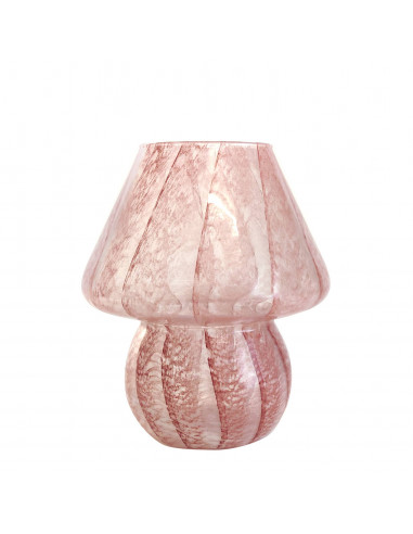 small pink lamp - Epigeo - Mushroom lamp Murano Vintage
