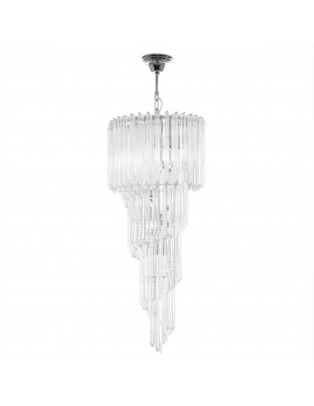 Lampadario di lusso Murano moderno - Vetri quadriedri Lampadario di lusso Murano moderno - Vetri quadriedri