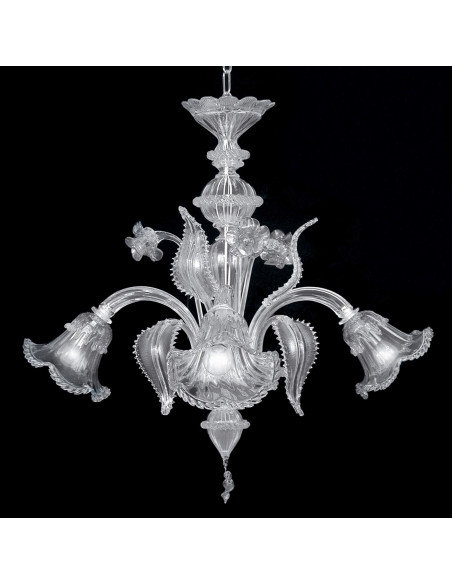 Lampadario classico di murano modello ninfa Lampadario classico di murano modello ninfa