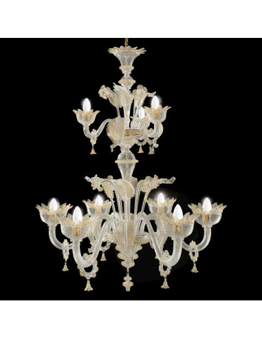 Imperiale - Murano glass chandelier - Black Background