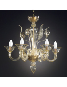 Murano chandelier suspended...