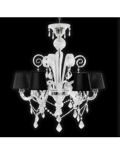 Murano lustre avec strass...