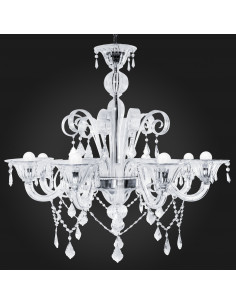 Murano lustre avec strass...