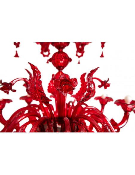Detail of Canal Grande Deluxe - Two Tier Murano Chandelier Detail of Canal Grande Deluxe - Two Tier Murano Chandelier
