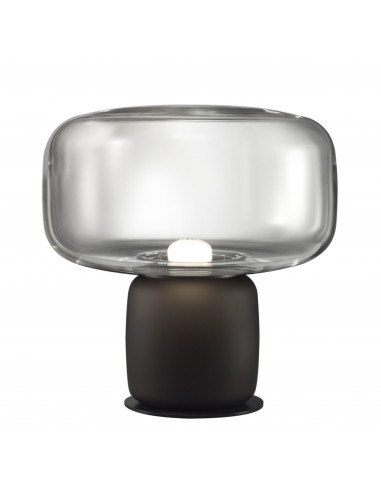 Cogi modern design table lamp in transparent murano glass