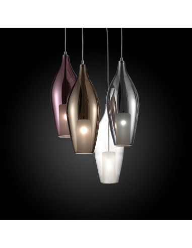 Vitrum suspension design en verre de murano