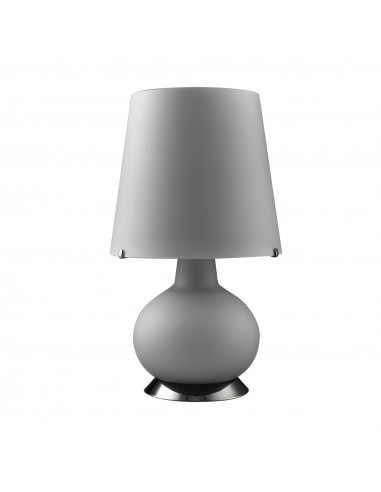 Albus lampada da tavolo di design moderno in vetro di murano grigio