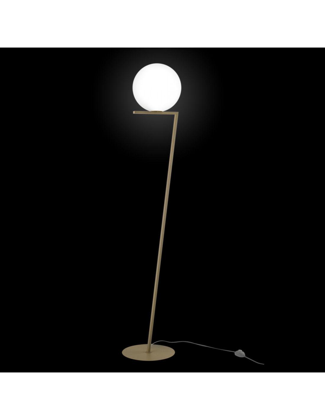 Sphere design floor lamp in Murano Crystal - Sphera - Modern Design