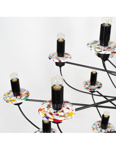 Àlbore - Design steel chandelier with...