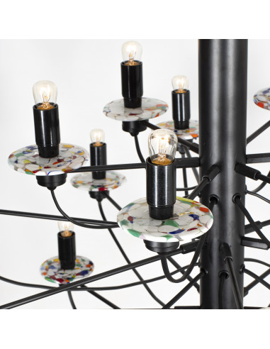 Dettaglio Lampadario di Murano Àlbore