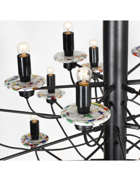 Dettaglio Lampadario di Murano Àlbore