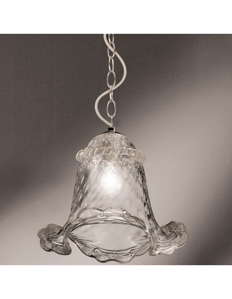 suspension in murano glass crystal calle model 