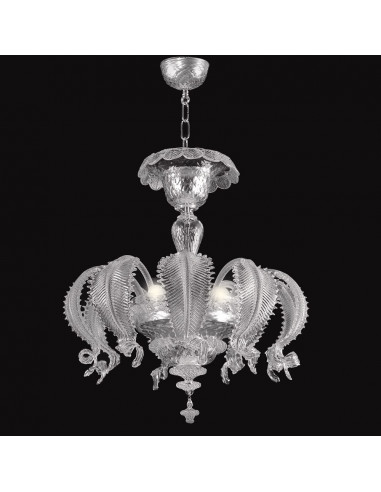 Ca 'Venier suspension in Murano glass crystal