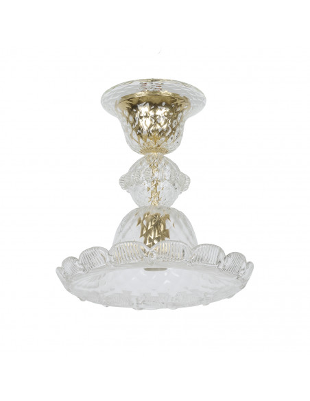 Punto luce in vetro di Murano modello gran canal lux spot cristallo Punto luce in vetro di Murano modello gran canal lux spot cristallo