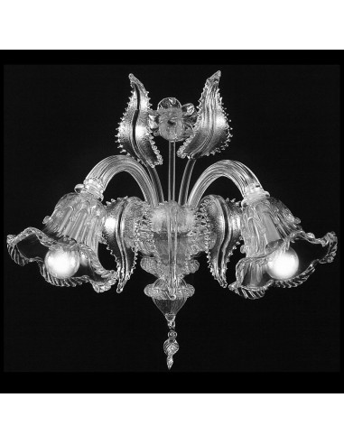 Murano wall lamp crystal model Ninfa