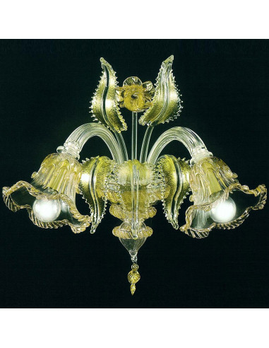 applique di murano modello ninfa oro  applique di murano modello ninfa oro