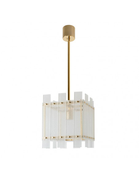 Sospensione di design in vetro di murano lusso moderno - struttura in oro Sospensione di design in vetro di murano lusso moderno - struttura in oro