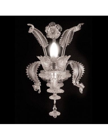 classic Murano glass wall lamp model Casanova