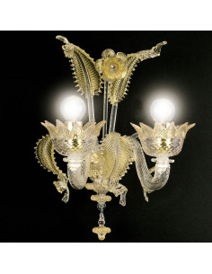 classic Murano glass wall lamp model Casanova