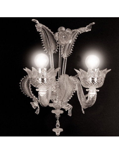 classic Murano glass wall lamp model Casanova