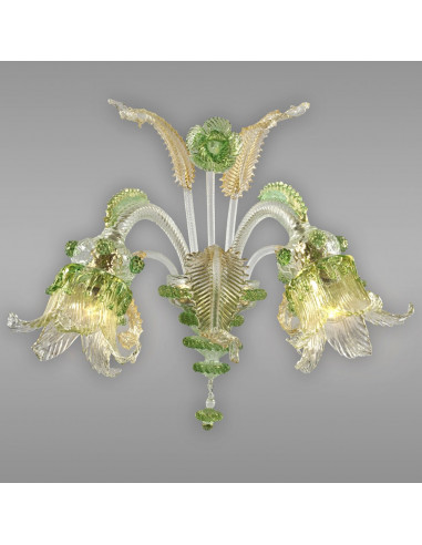 applique classique en verre de Murano modèle Vivaldi