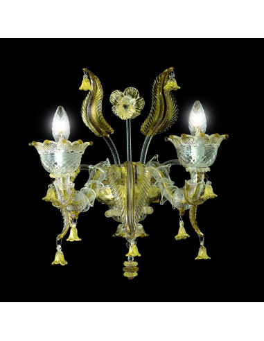 classic Murano glass wall lamp Veronese model