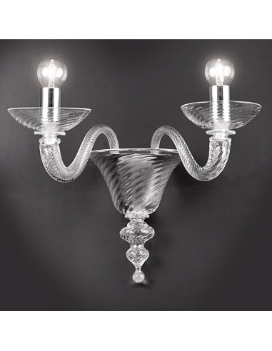 Murano glass wall lamp Model Torcello