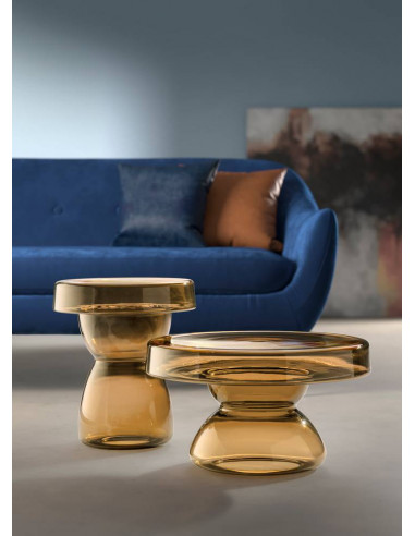 Tola - Table basse en verre de Murano...