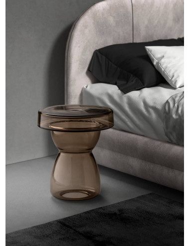 bedside table in Murano glass
