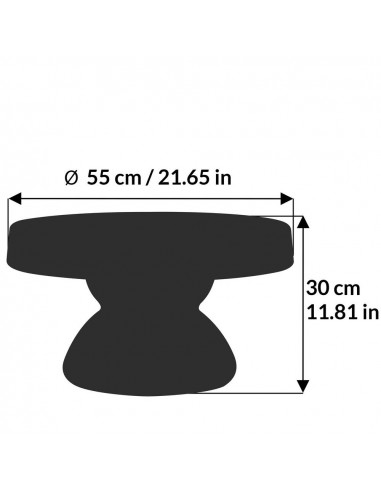 Tola - Table basse en verre de Murano...