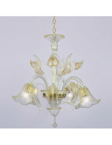 Classic Murano glass chandelier Tiziano model