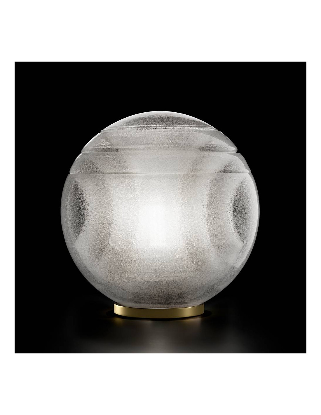Luna, Lampada da tavolo artistica a sfera in vetro