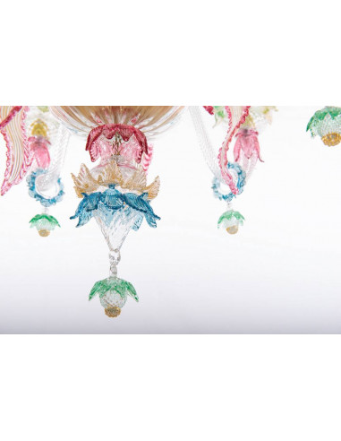 Casinò lampadario in vetro di murano dettaglio Casinò lampadario in vetro di murano dettaglio
