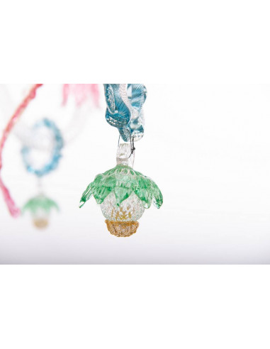 MURANO ムラノ 金彩 コバルトブルー 花器 花器「光琳」 筒形 コバルトブルー | グラスアート黒木 | 公式