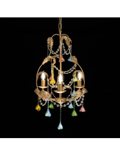 Flor - Brass chandelier...