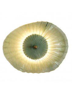 Applique da parete a disco LED moderno verde
