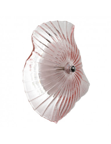 Applique da parete a disco LED moderno rosa