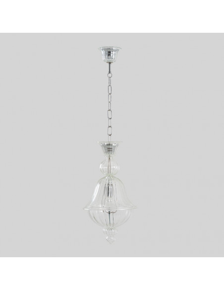 Lampe à suspension moderne en verre de Murano