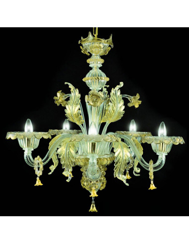 Murano chandelier Monticelli model