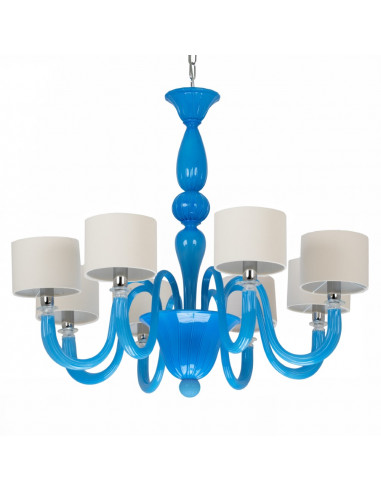 Dandolo - Blue Murano glass...