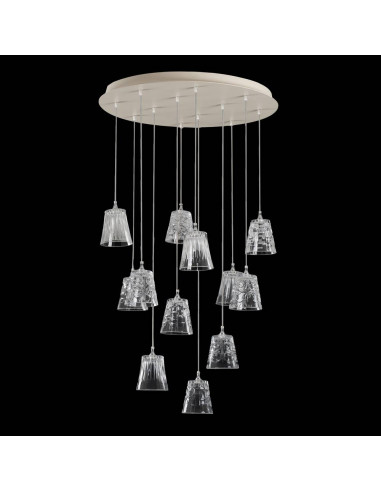 Eteria Round - Lampadario moderno con...