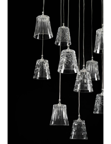 Eteria Round - Lampadario moderno con...