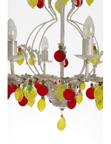 Citrus - Lampadario shabby chic con...